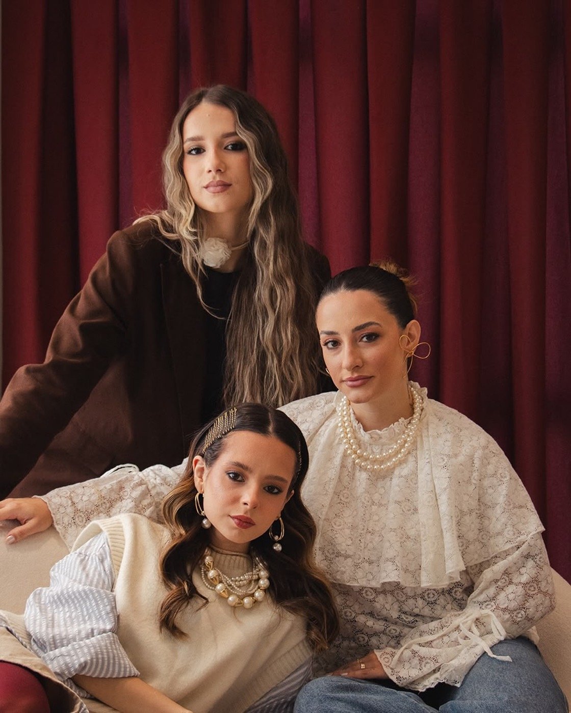 A equipe do Studio Côvado: Jamylle, Maryana e Eduarda